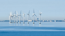 Pictured: Offshore wind turbines near Copenhagen